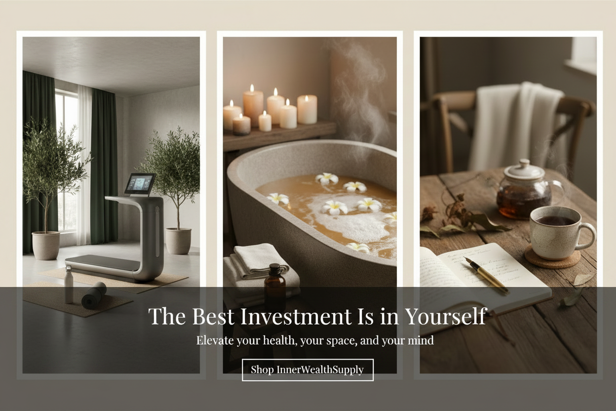 InnerWealthSupply Hero Banner - Transparent Text Overlay